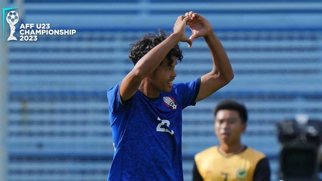 U23 동남아시아 2023: U23 캄보디아가 브루나이를 이겼다