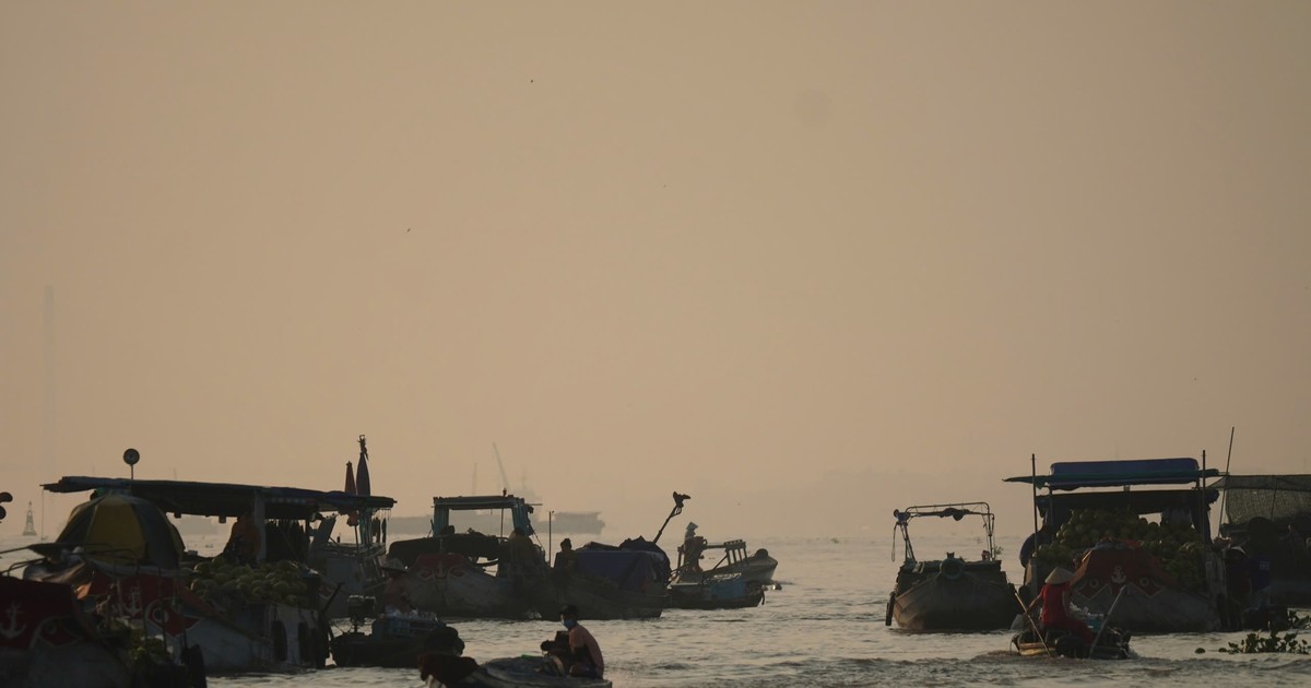 An Giang : le marché flottant de Long Xuyen est imprégné de l'âme de la campagne