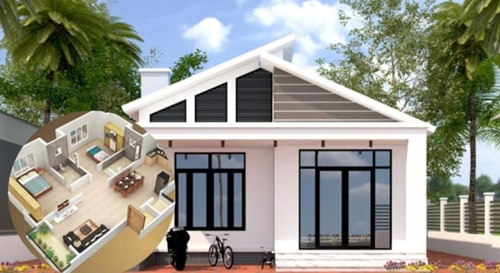Deleite sus ojos con hermosos modelos de casas modernas con techo inclinado - 3