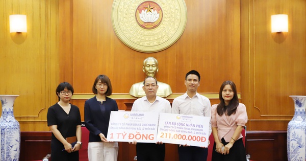 Diana Unicharm រួមដៃគ្នាជួយប្រជាជននៅតំបន់រងគ្រោះដោយទឹកជំនន់នៅភាគខាងជើង