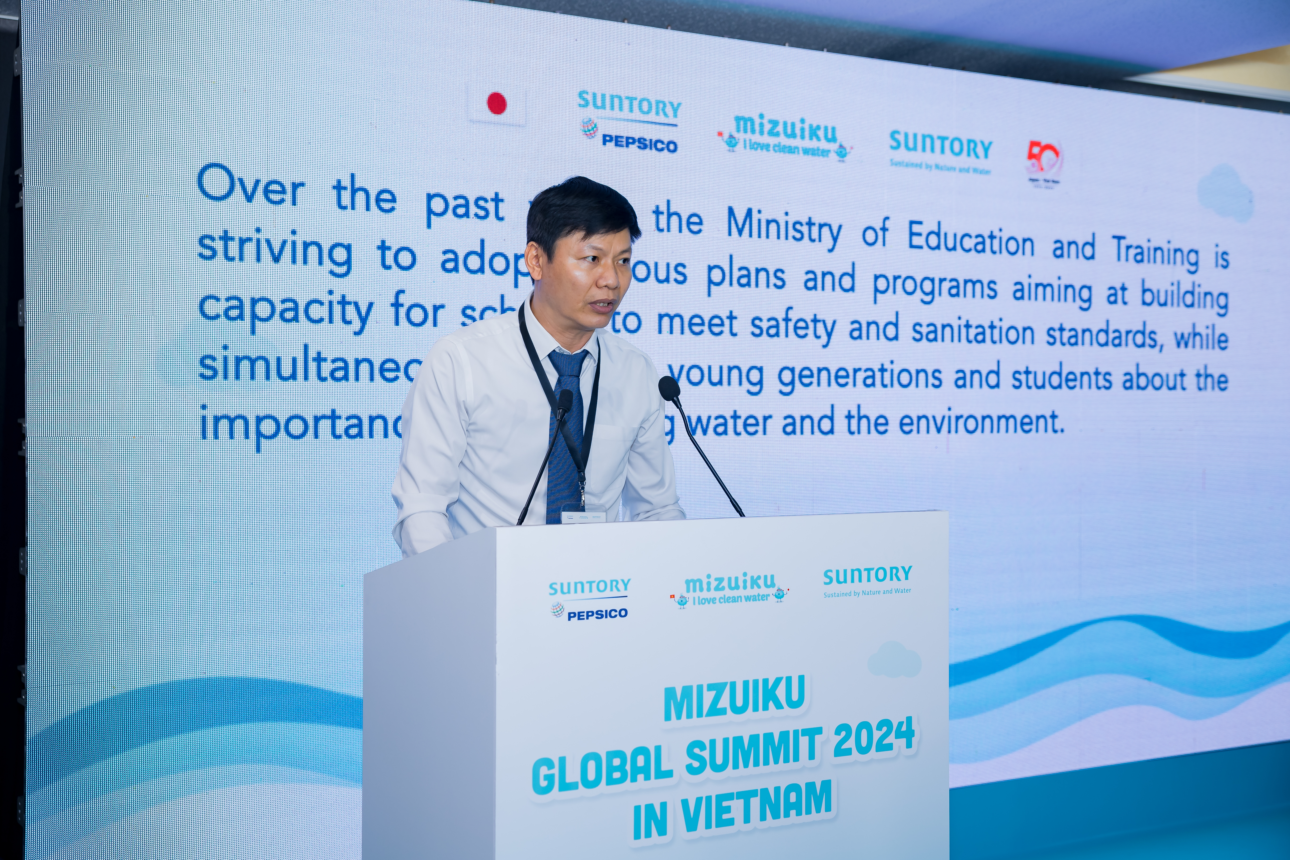 Global Mizuiku Summit 2024: 20 ឆ្នាំនៃការរីករាលដាលតម្លៃប្រកបដោយនិរន្តរភាពសម្រាប់ធនធានទឹក - រូបថត 5 Hội nghị Thượng đỉnh Mizuiku Toàn Cầu 2024: 20 năm lan tỏa giá trị bền vững cho nguồn nước - Ảnh 5