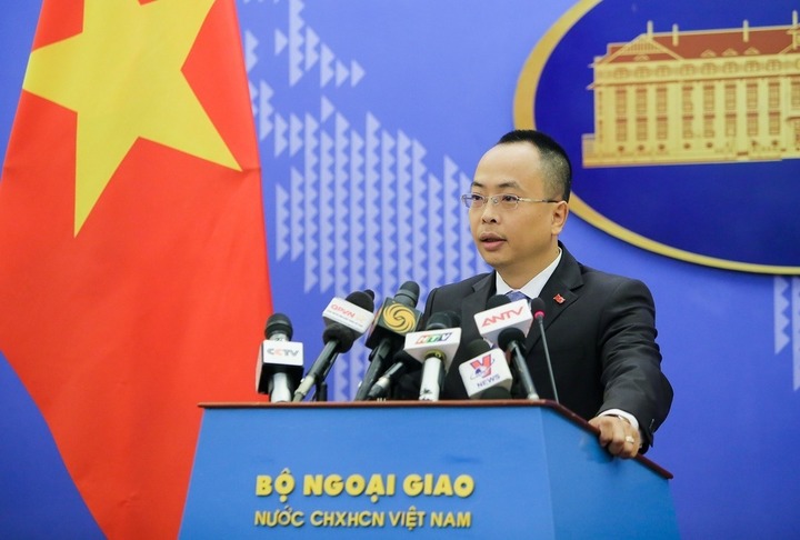 Portavoz adjunto del Ministerio de Asuntos Exteriores, Doan Khac Viet. (Foto: VOV)