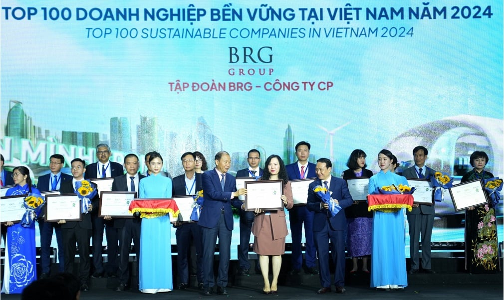 BRG Group was honored as a Sustainable Enterprise of Vietnam for the fourth consecutive time.