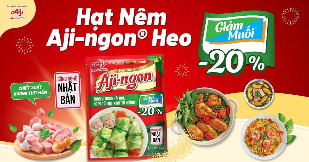 Ajinomoto Vietnam запускает приправу для свинины с пониженным содержанием соли Aji-ngon® для здорового питания