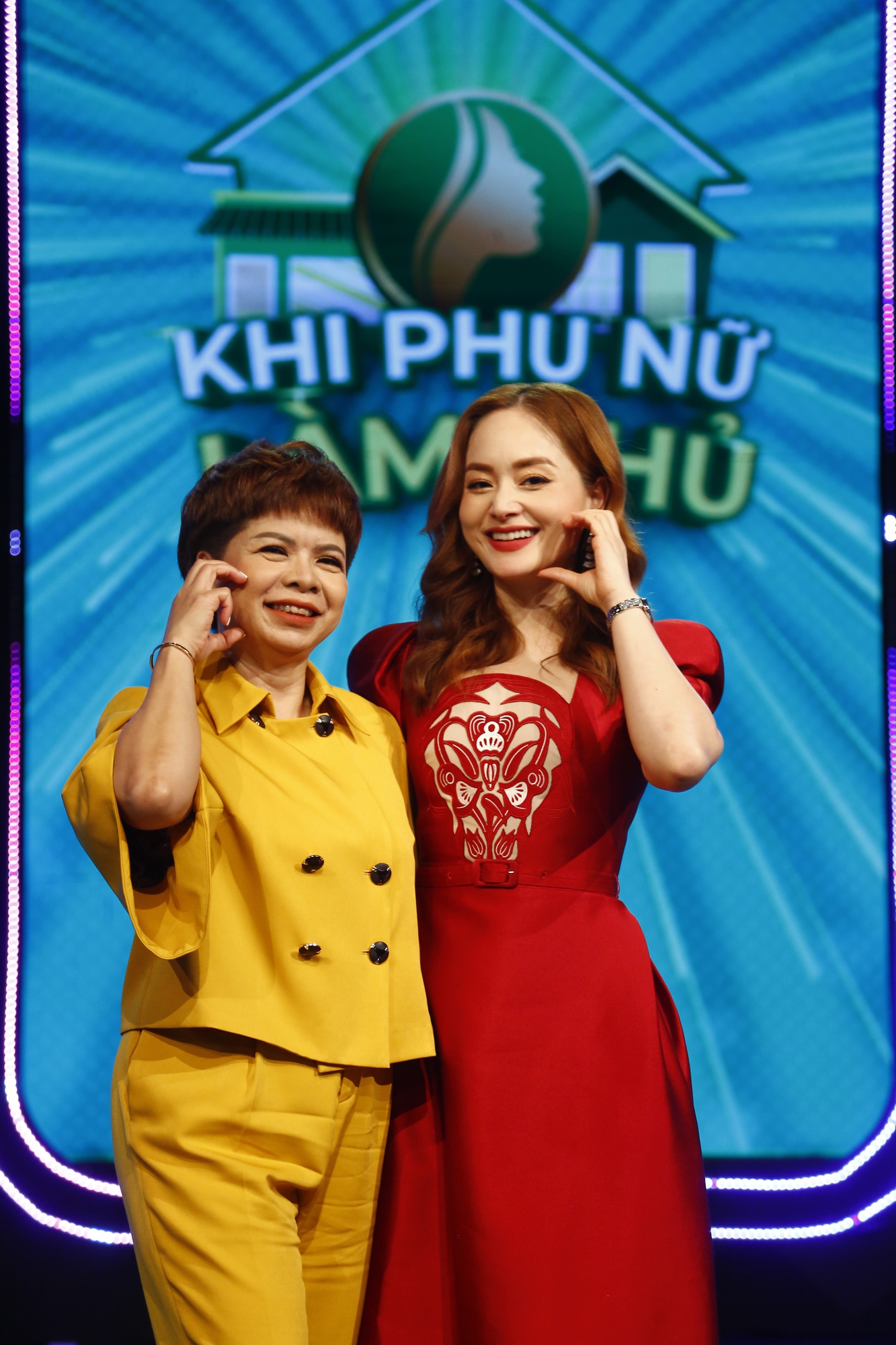 Diễn viên Lan Phương làm giám khảo gameshow 'Khi phụ nữ làm chủ' - Ảnh 1.