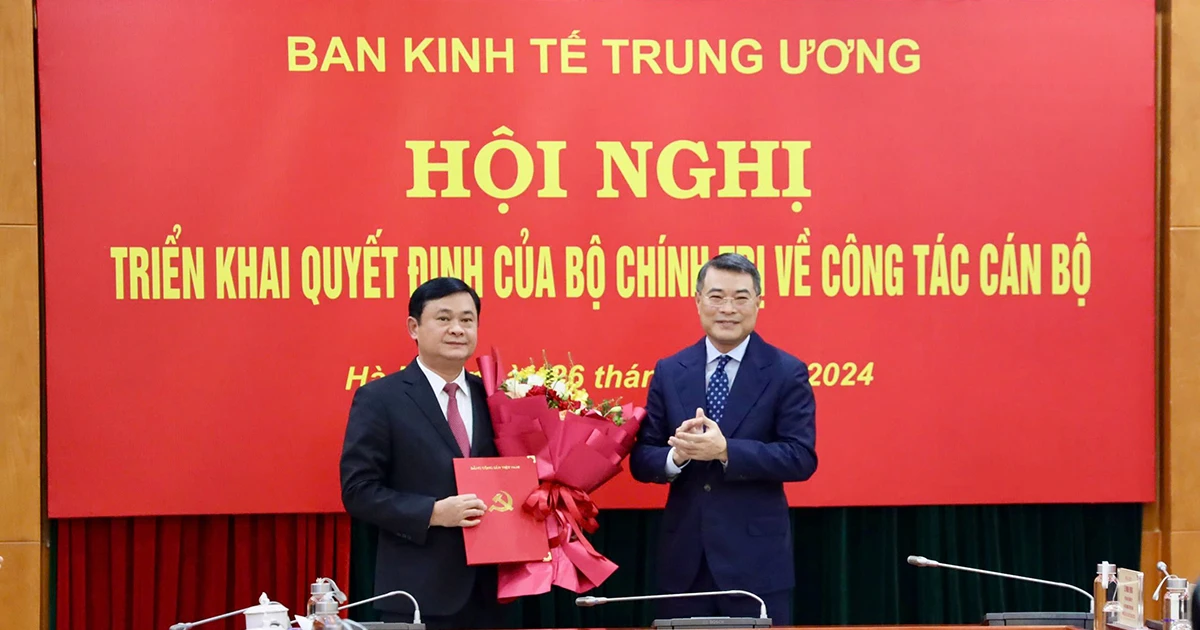 Đồng chí Thái Thanh Quý giữ chức Phó trưởng Ban Kinh tế Trung ương