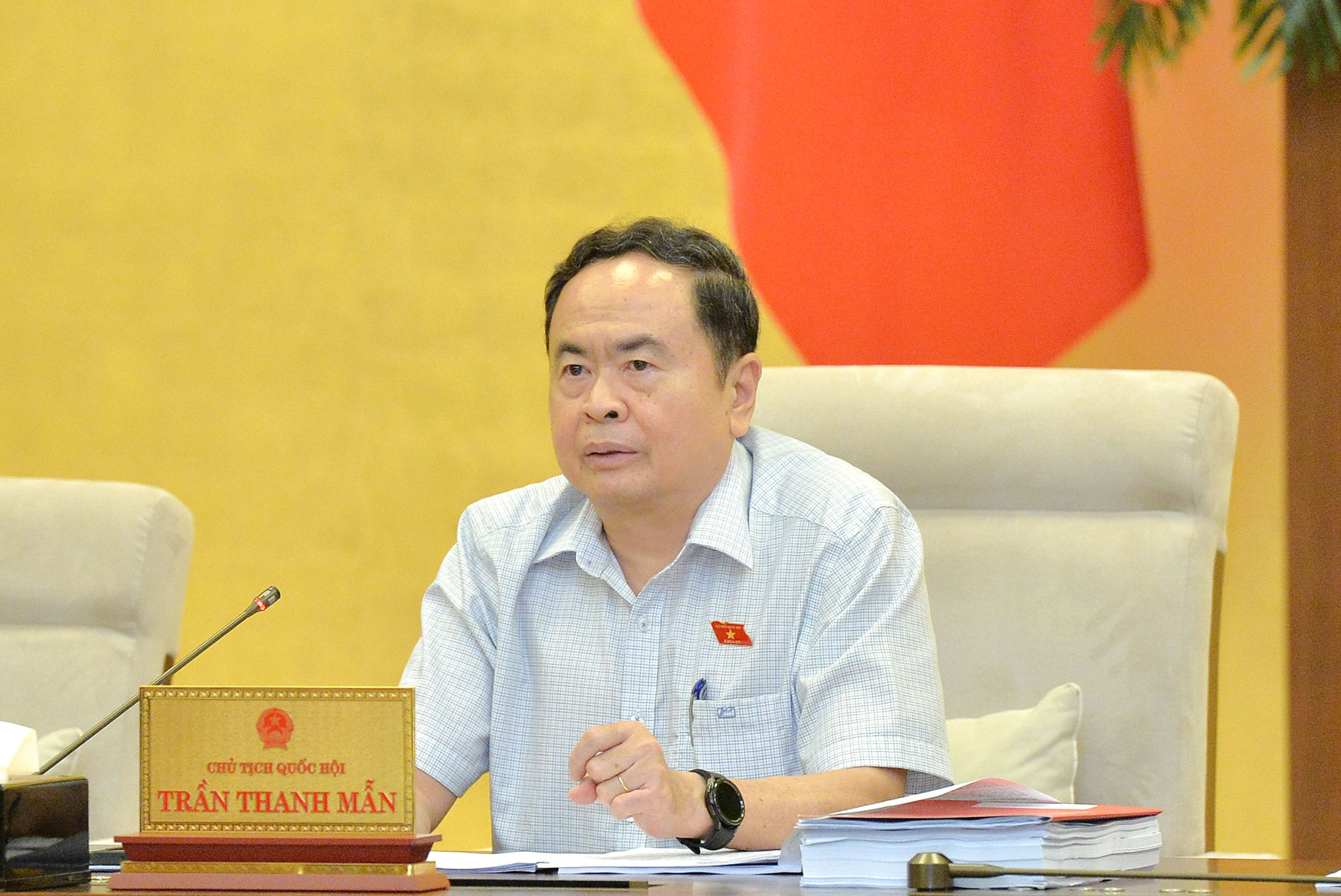 ប្រធានរដ្ឋសភា លោក Tran Thanh Man៖ ការត្រួតពិនិត្យត្រូវតែមានគំនិតច្នៃប្រឌិតពិតប្រាកដ ផ្តោតលើប្រសិទ្ធភាព ជៀសវាងរឿងជាច្រើន ប៉ុន្តែមិនមានប្រសិទ្ធភាពខ្ពស់ -0