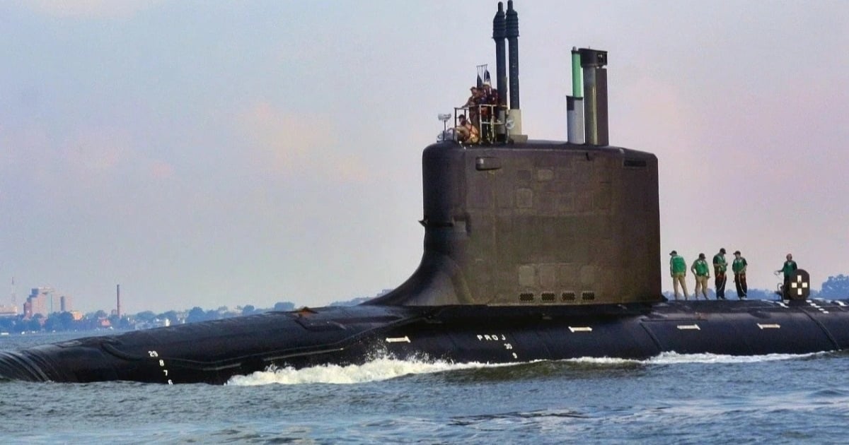 Submarino nuclear estadounidense atrapado en red de pesca