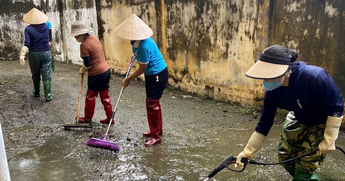 洪水により避難していた人々は、基本的に自宅に戻った。