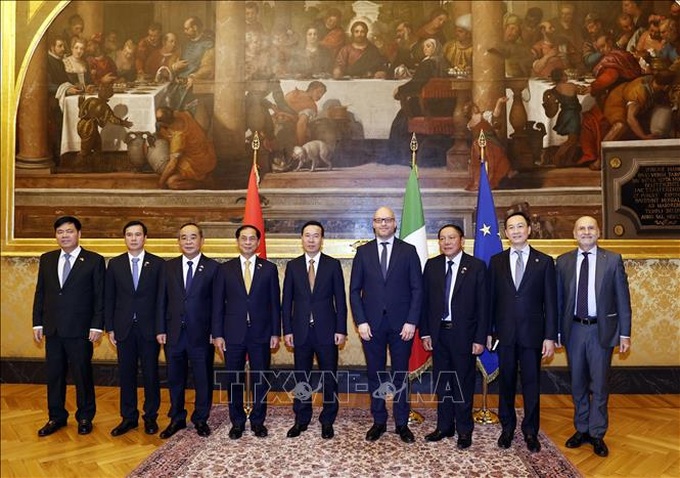 Chủ tịch nước Võ Văn Thưởng gặp Chủ tịch Hạ viện Italy  Lorenzo Fontana - 2
