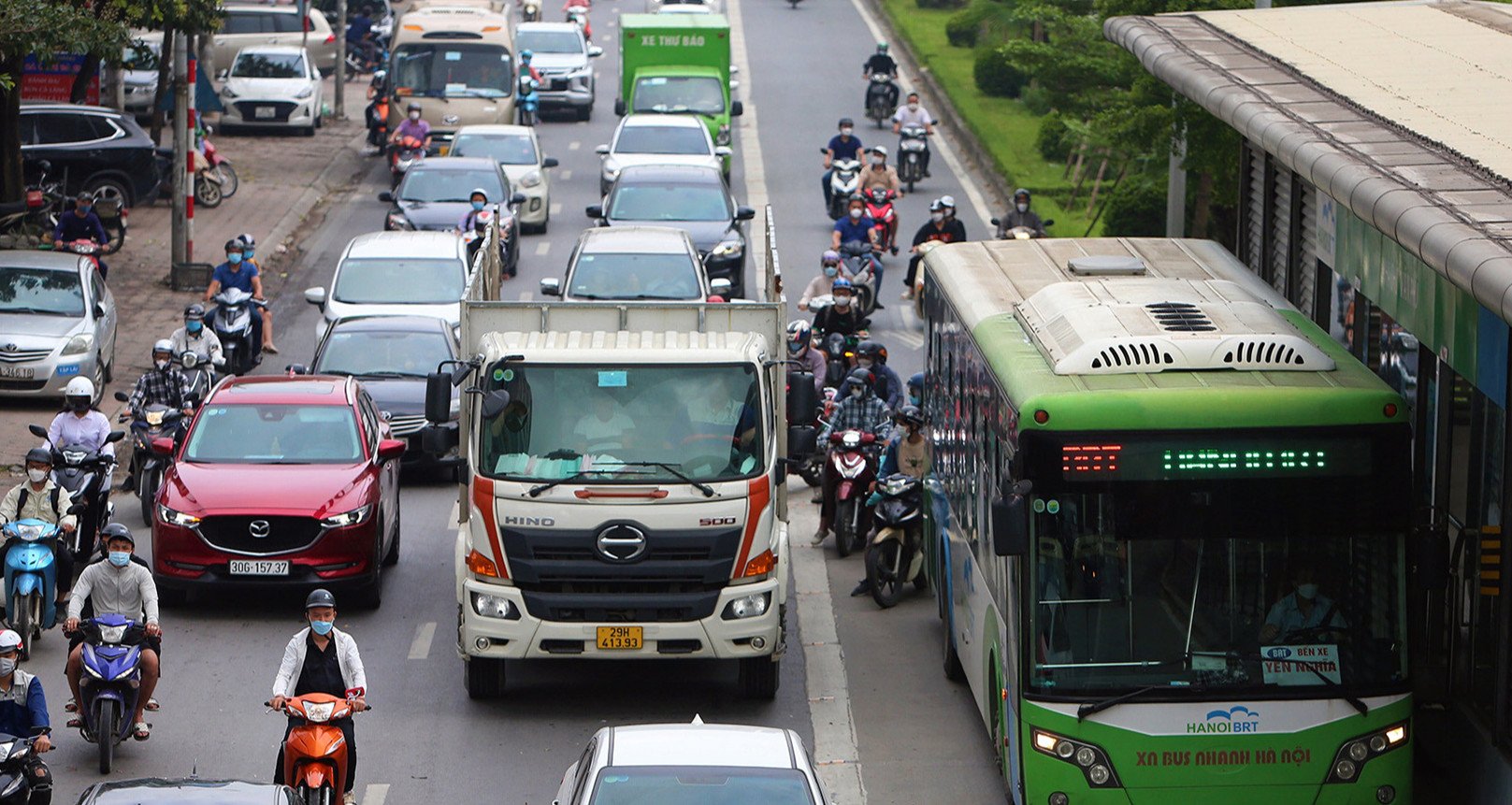 Hanoi wird die Schnellbuslinie durch eine Stadtbahn ersetzen