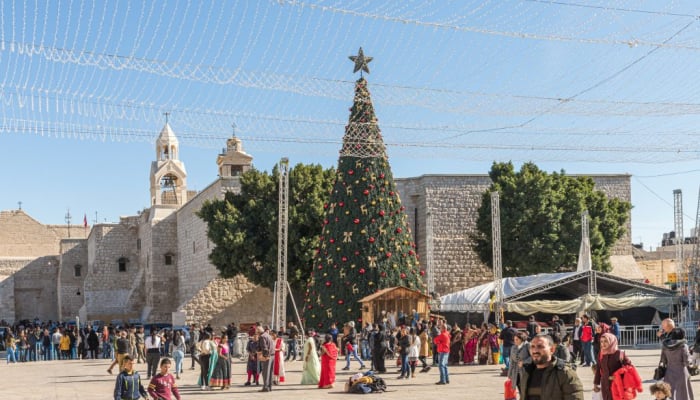 La ciudad natal de Jesús celebra una Navidad sombría bajo la sombra de la guerra