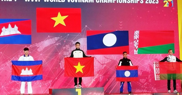 El atleta de Quang Nam, Bui Xuan Nhat, ganó excelentemente la medalla de oro en el torneo mundial de vovinam