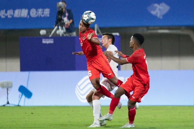 Indonesia advanced to the group stage of the 19th Asian Games despite losing two consecutive matches against Taiwan and North Korea. Photo: PSSI