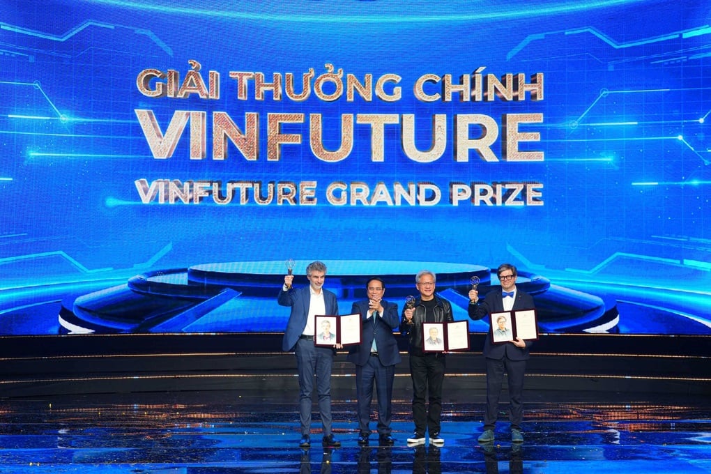 Hội đồng Giải thưởng VinFuture nói về quyết định vinh danh CEO Nvidia - 1