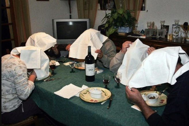 This dish is considered luxurious in France but you have to cover your face with a towel when eating it.
