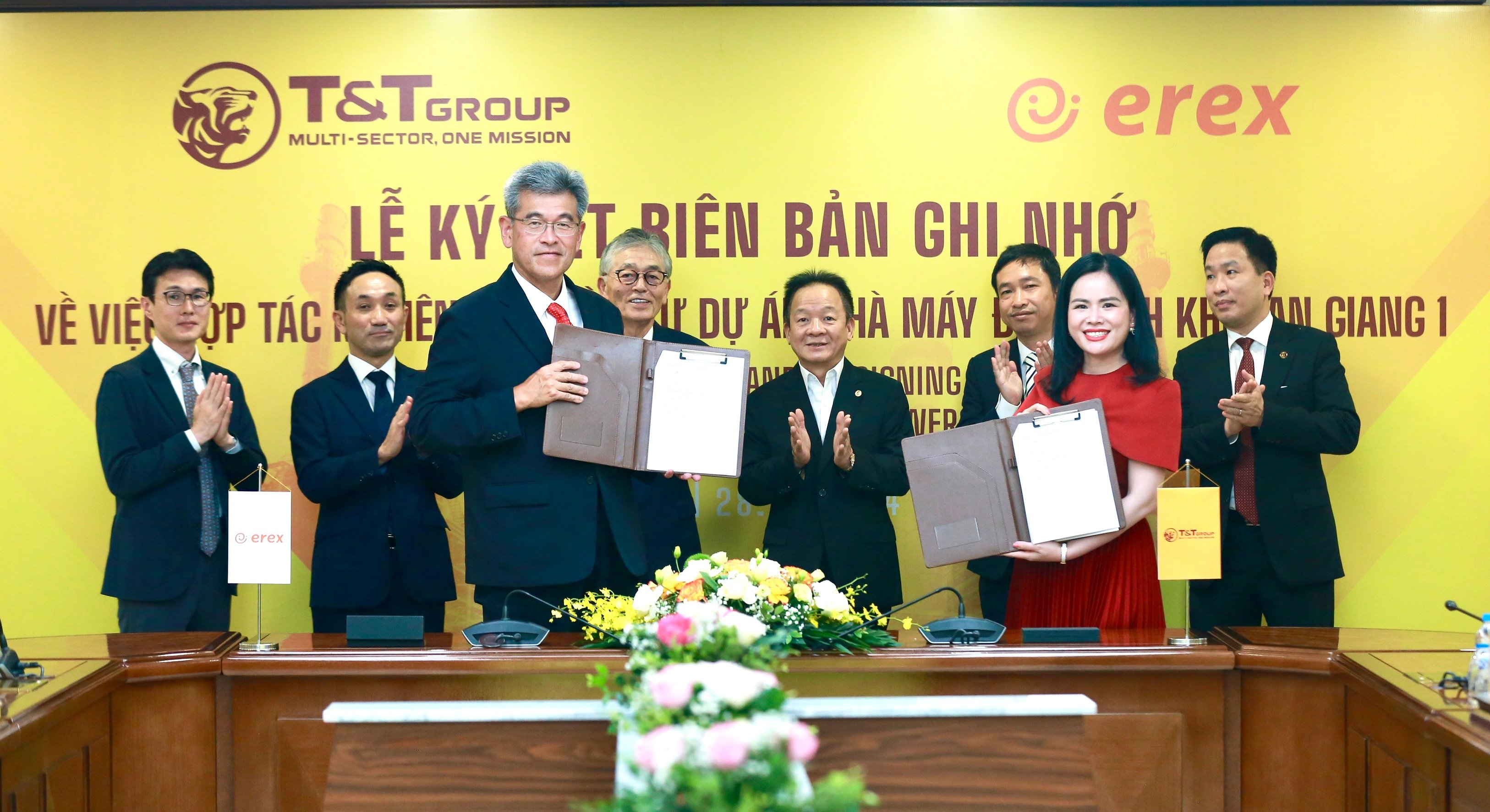 T&T Group y Erex Group (Japón) cooperan para desarrollar una planta de energía de biomasa en An Giang