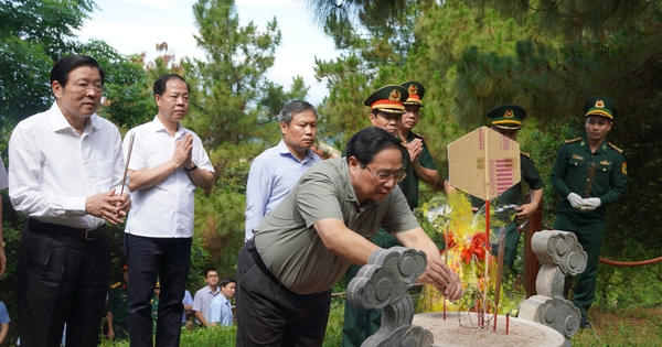 Thủ tướng Phạm Minh Chính thăm và làm việc tại Quảng Bình