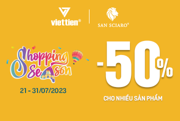 VIETTIEN SHOPPING SEASON: Lễ Hội Mua Sắm Giảm Đến 50%