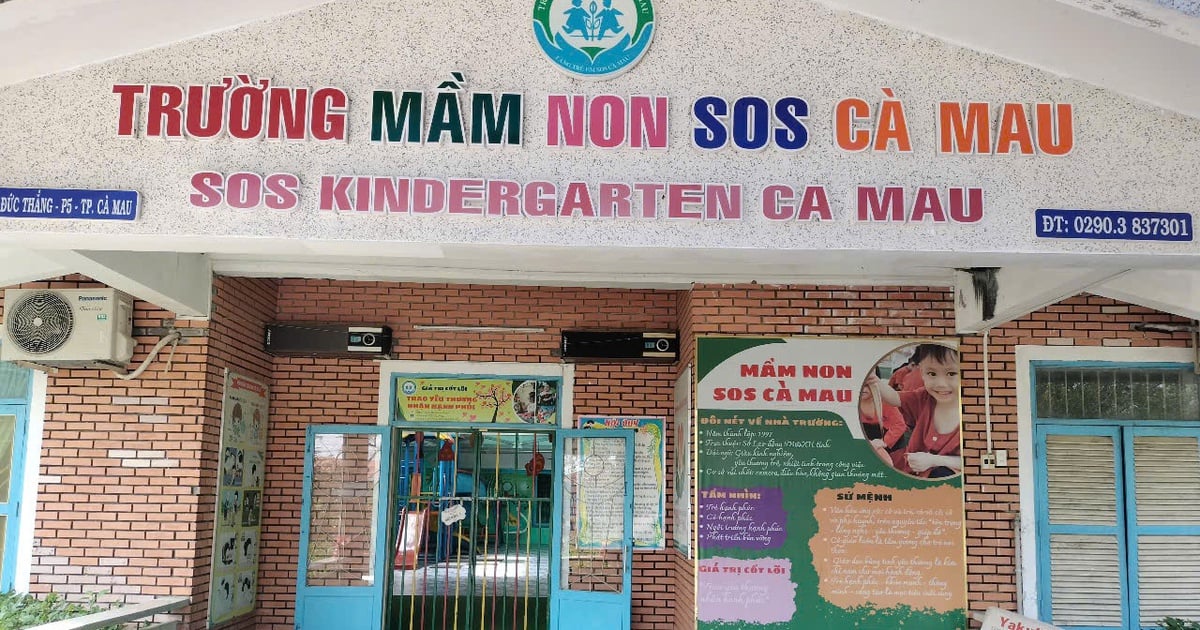 Enseignante de maternelle SOS à Ca Mau, 30 ans de travail, salaire environ 6 millions