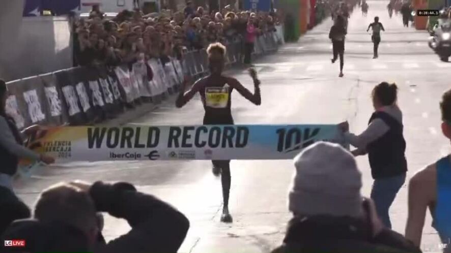 Kenianische Läuferin bricht den 10-km-Rekord der Frauen