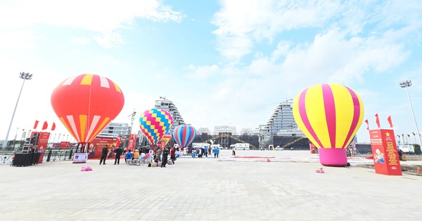 Trải nghiệm khinh khí cầu miễn phí tại festival ở Hải Phòng