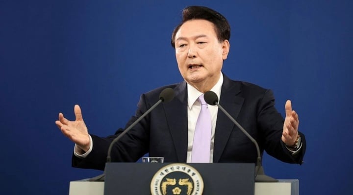 Le président sud-coréen Yoon Sok-yeol n'a pas le droit de quitter le pays. (Photo : Reuters)