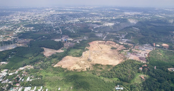 Vorschlag zur Gewinnung von Steinen aus einer Tiefe von 120 m in einer Gruppe von Steinbrüchen in Bien Hoa für Projekte