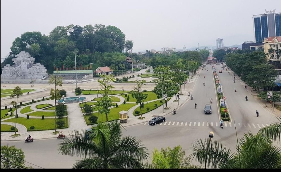 Un coin de la ville de Tuyen Quang.