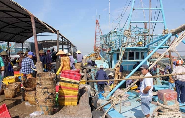 Ben Tre assigne spécifiquement des cadres et des membres du parti pour aider les propriétaires de navires à contrôler et à gérer les activités d’exploitation en mer.