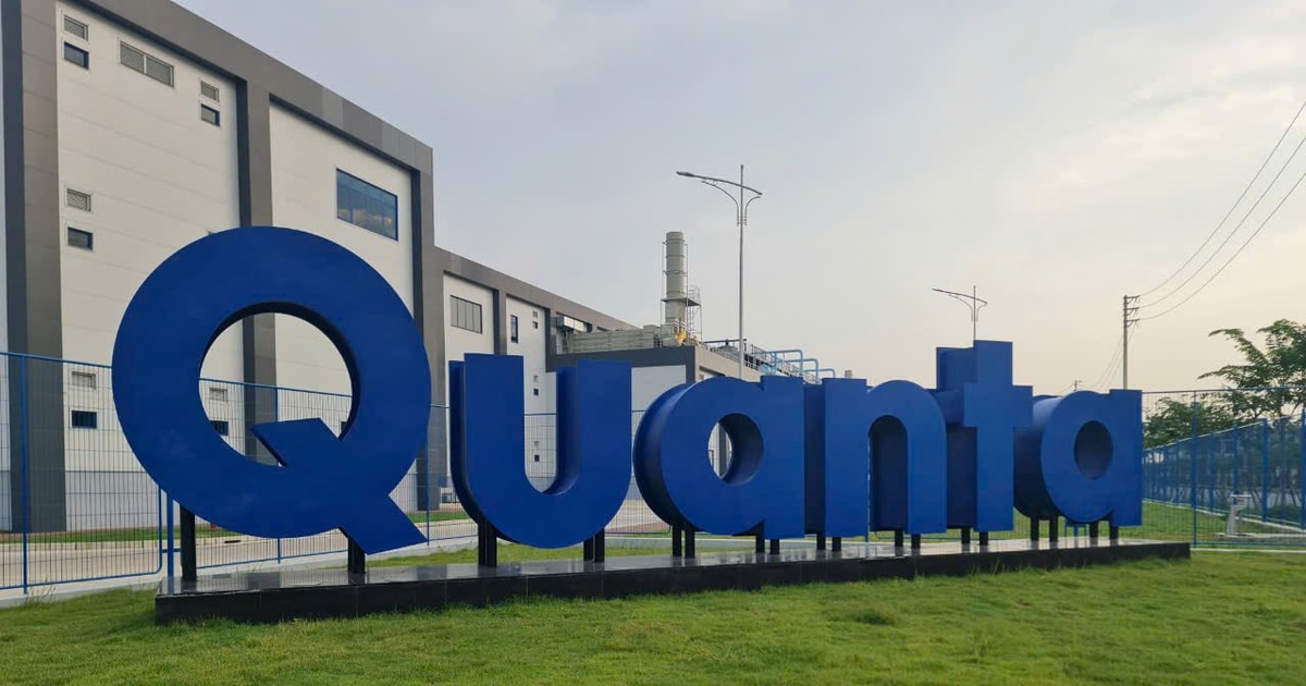 Quanta Group livre le premier lot d'ordinateurs fabriqués à Nam Dinh