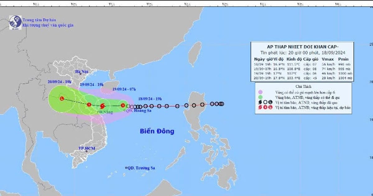 Thủ tướng chỉ đạo tập trung ứng phó áp thấp nhiệt đới có khả năng mạnh lên thành bão và mưa lũ