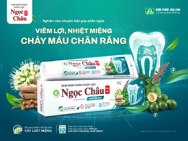 Ngọc Châu ra mắt dòng sản phẩm kem đánh răng dược liệu hoàn toàn mới - Ảnh 1.