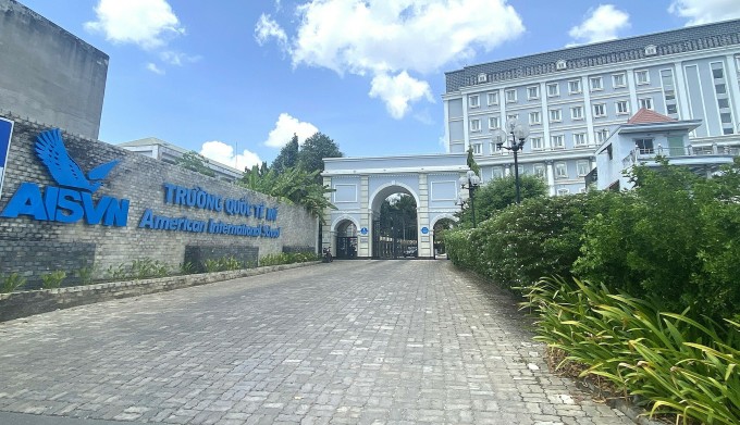 American International School Vietnam campus in Nha Be district. Photo: MQ