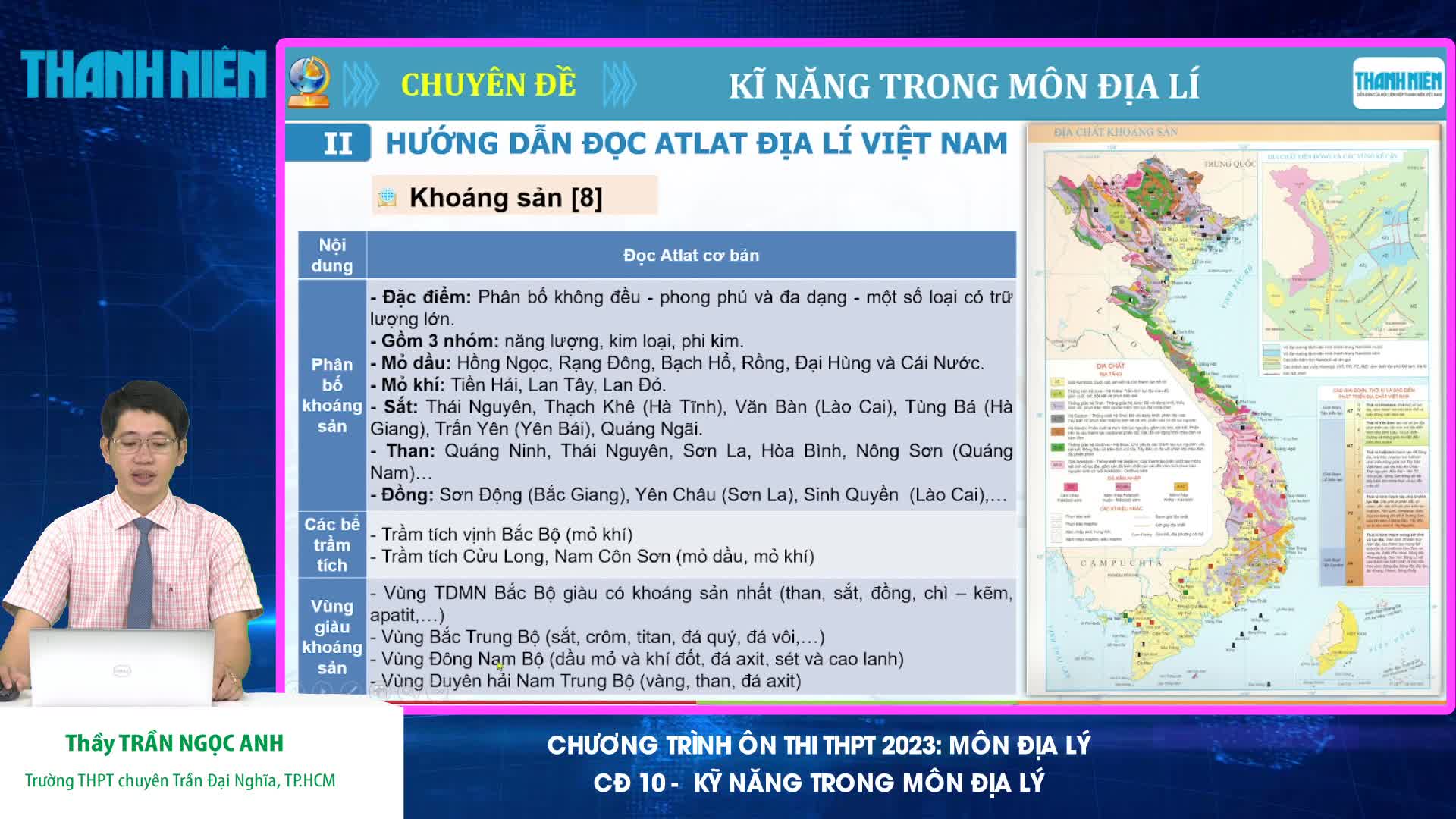 Bí quyết ôn thi tốt nghiệp THPT đạt điểm cao: Kỹ năng của môn địa lý - Ảnh 2.