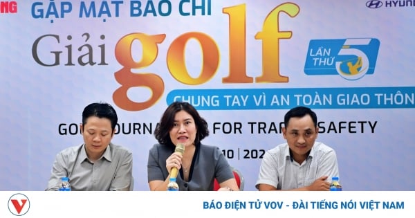 220 golfer tranh tài ở giải golf Chung tay vì an toàn giao thông năm 2024