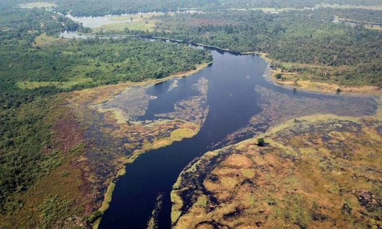 The blackest river in the world