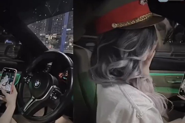BMW 차량, 호치민 시내 혼란 야기 (사진 1)