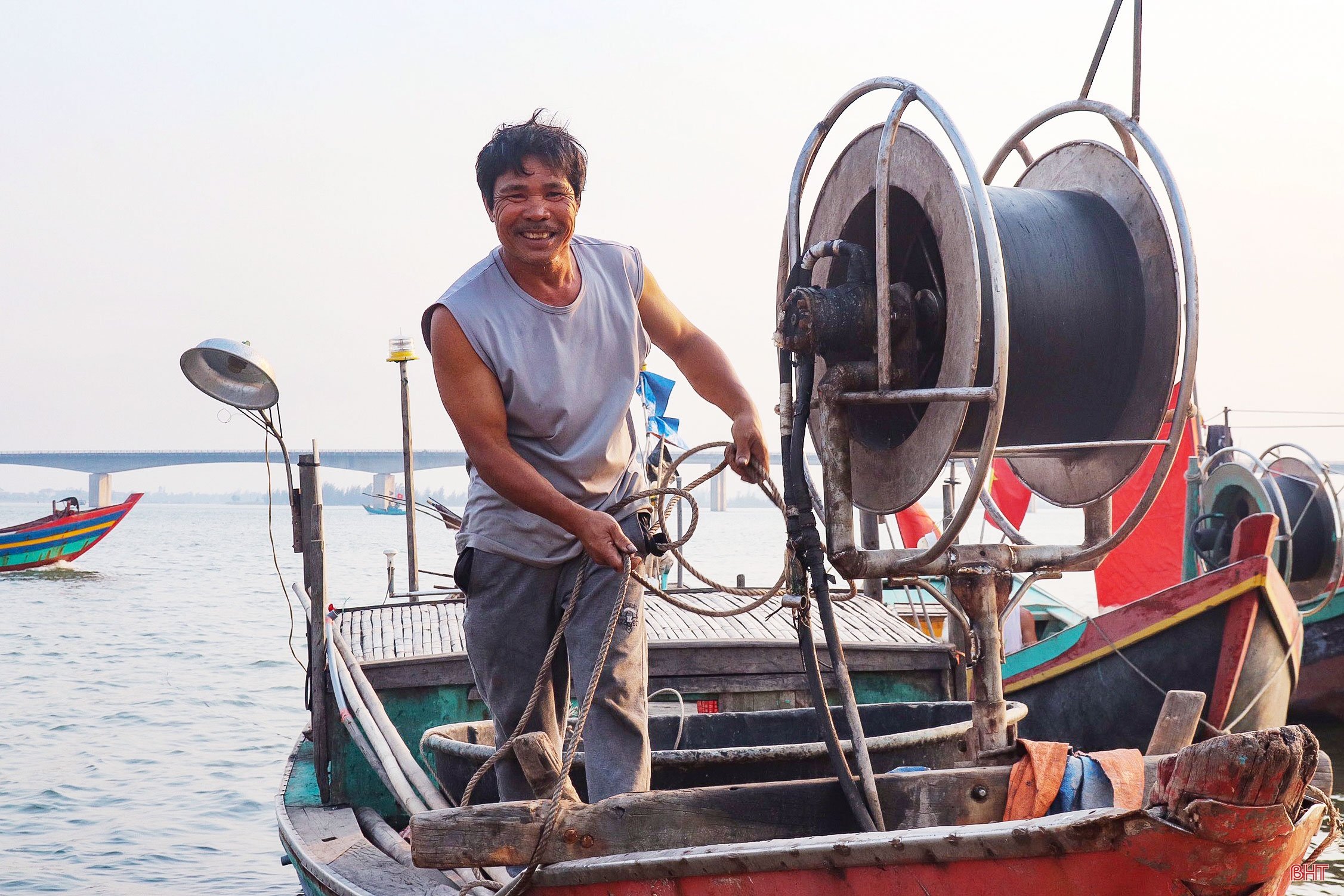 Fishermen love the sea