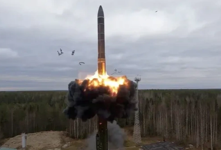 A Russian ICBM launch in 2022. (Photo: Reuters).