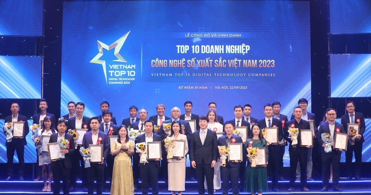 Vinh danh những doanh nghiệp công nghệ số xuất sắc năm 2023