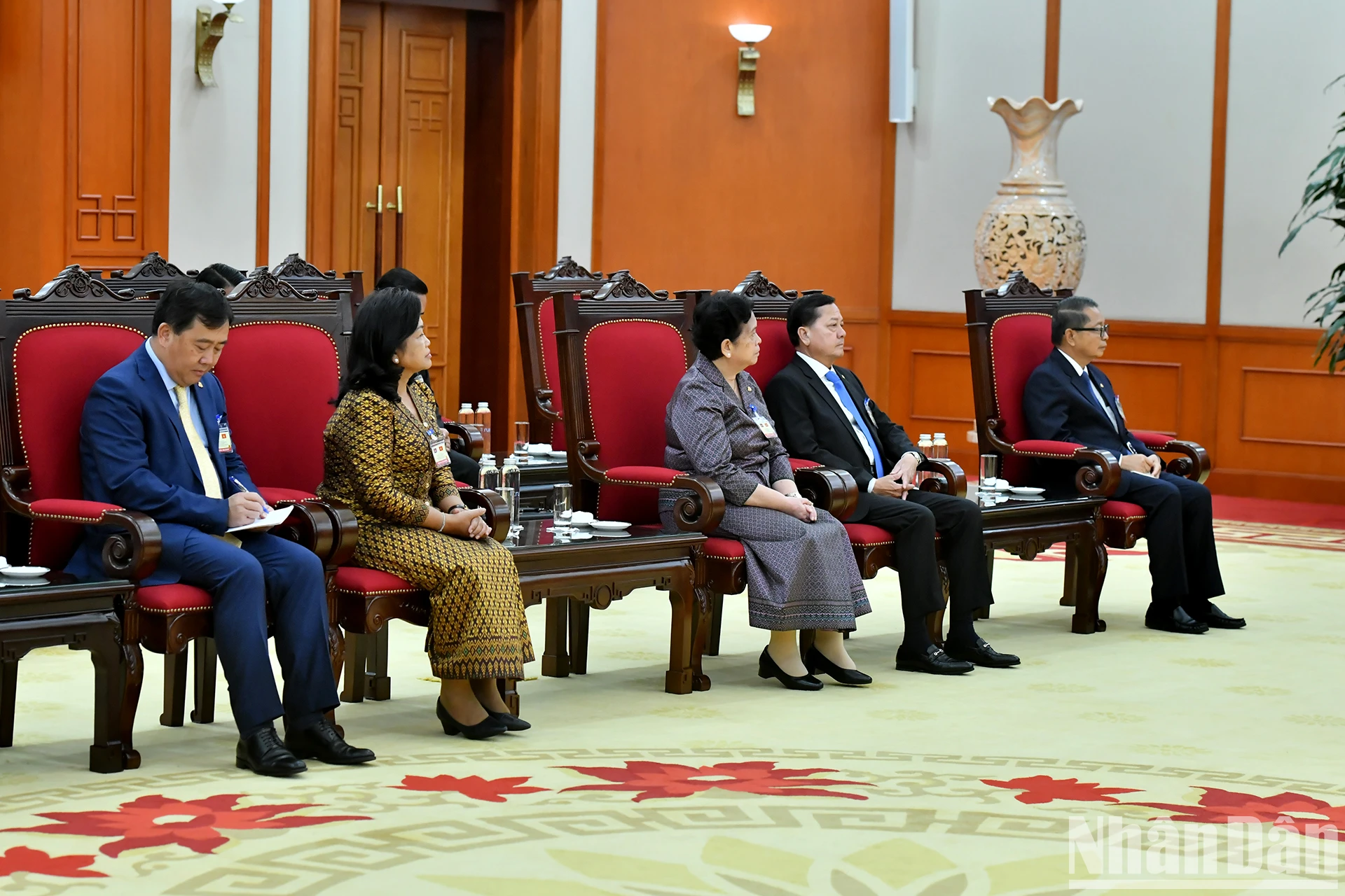 [사진] 토람 사무총장, 캄보디아 노로돔 시하모니 국왕과 회동 사진 8