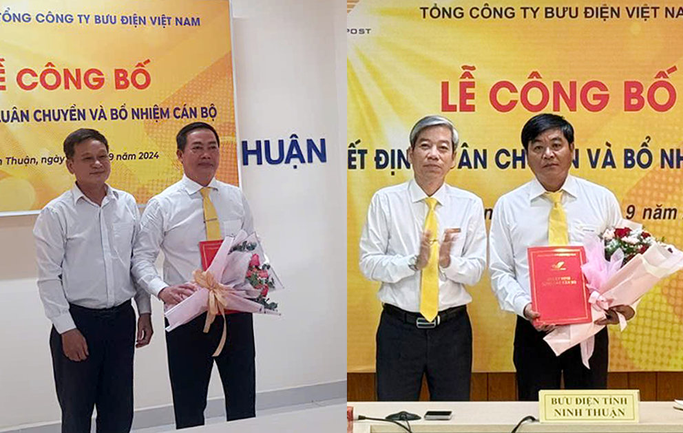 Vietnam Post rota y nombra a los subdirectores de correos de las provincias de Binh Thuan y Ninh Thuan