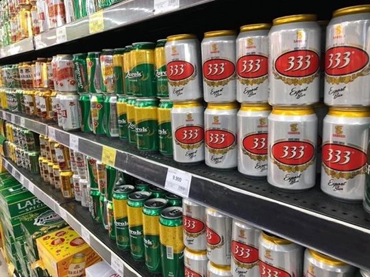 La industria de la cerveza y las bebidas aporta casi 60 billones de VND al presupuesto cada año.