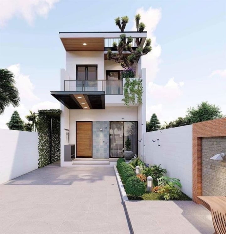 Consulte 10 modelos de casas rurales con techo plano, hermosas y económicas - 5
