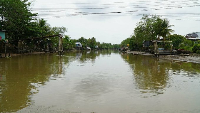 Kênh Mương Khai - Đốc Phủ Hiền, đoạn qua huyện Lai Vung, tỉnh Đồng Tháp. Ảnh: Thanh Trần