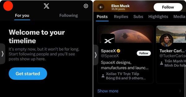 Nền tảng X của tỉ phú Elon Musk vừa bị 'rớt mạng'