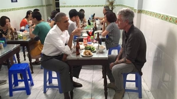 ¿Qué comida disfruta el presidente de Estados Unidos durante su viaje?