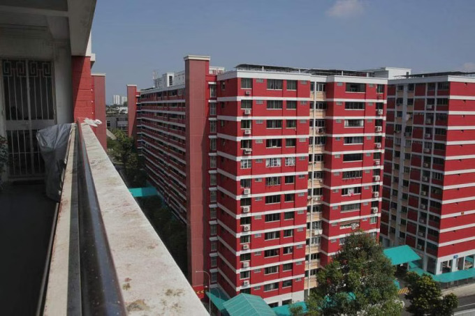 Un immeuble d'habitation HDB à Singapour. Photo : ST