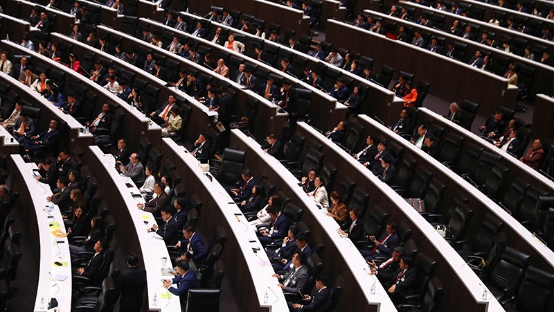 Session du Parlement thaïlandais du 19 juillet 2023. Photo : Reuters